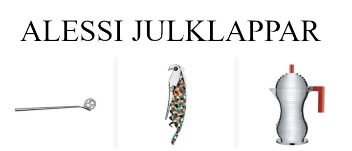 Alessi julklappar