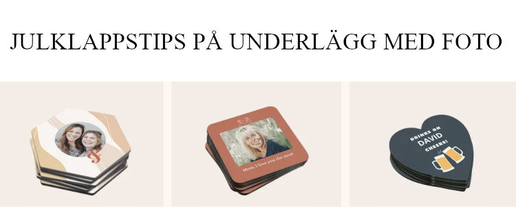 Julklappstips 2025 - Glasunderlägg med foto