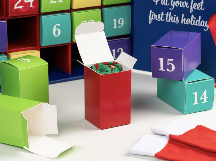 Julkalender med strumpor kille