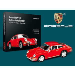 Porsche adventskalender 2023 - 911 modellbil byggsats - Julkalender till bilintresserad
