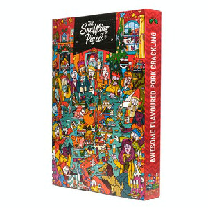 Adventskalender med fläsksvålar