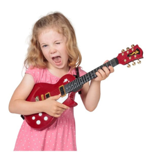 elgitarr för barn - julklappstips barn 3, 4, 5 år