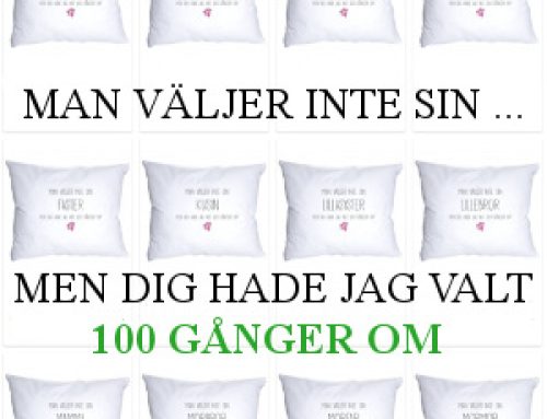 Örngott – Man väljer inte
