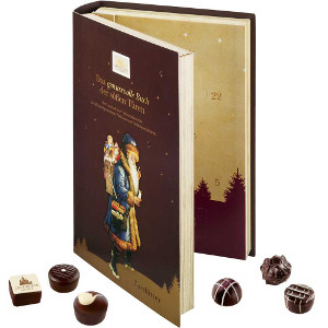 Adventskalender med mörk choklad - Bok 