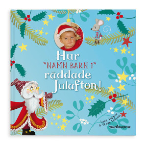 Barnbok med egna namn - Personlig julklapp till småbarn