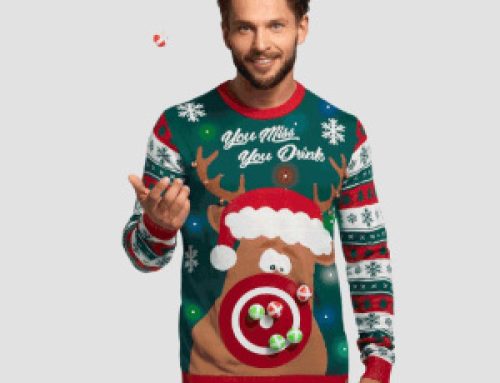 Jultröja med måltavla – Inklusive bollar