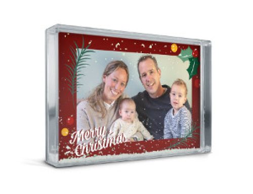 Fotoram med snö