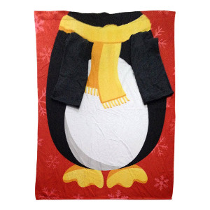 Snug rug pingvinfilt - mysigaste julklappen till henne