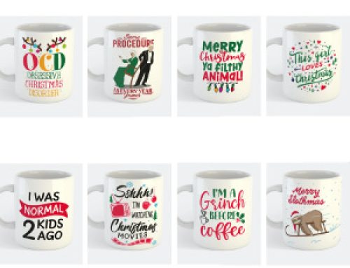 Mugg med julmotiv