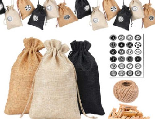 Egen adventskalender – Jutesäckar
