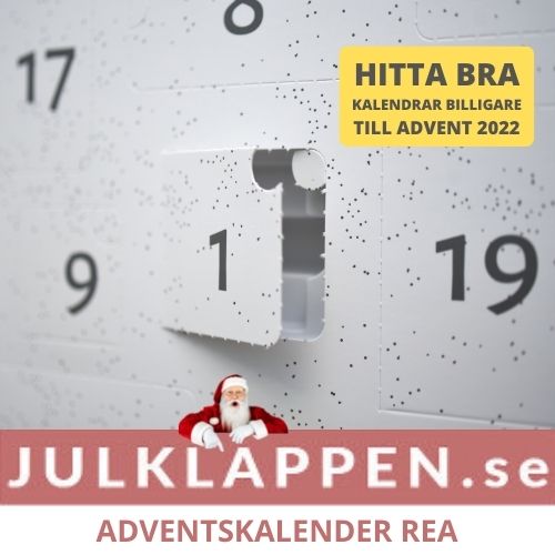 Adventskalender rea - Handla julkalendrar billigare på kampanj