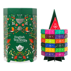 adventskalender 2023 - tekalender julgran - english tea shop