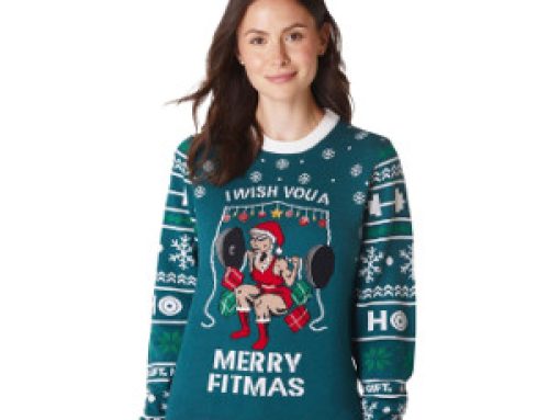 Merry fitmas jultröja