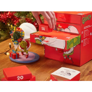Grinchen adventskalender 2023 - Rolig kalender med leksaker