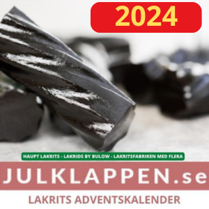 Lakritskalender - Adventskalender 2024 med lakrits