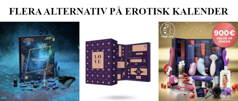 Erotisk kalender 2024 - Alla erotiska adventskalendrar