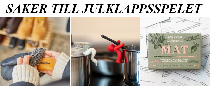 Julklappsspelet - Tips på saker till paketleken