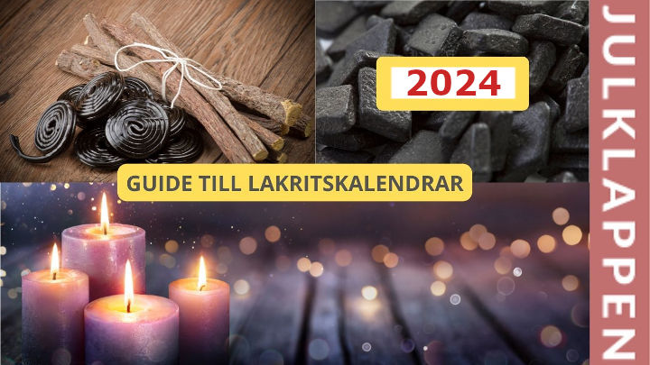 Lakritskalender 2024 - Guide till lakrits adventskalendrar på nätet