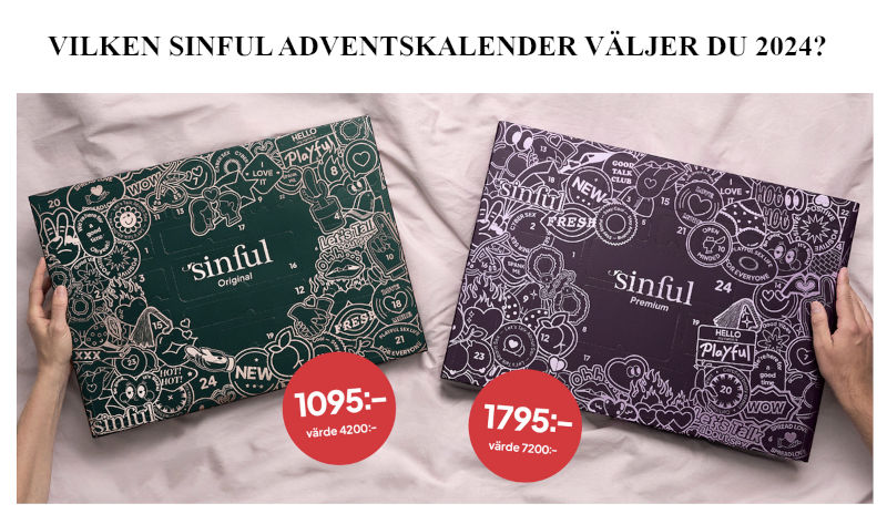 Sinful - Erotisk julkalender med sexleksaker