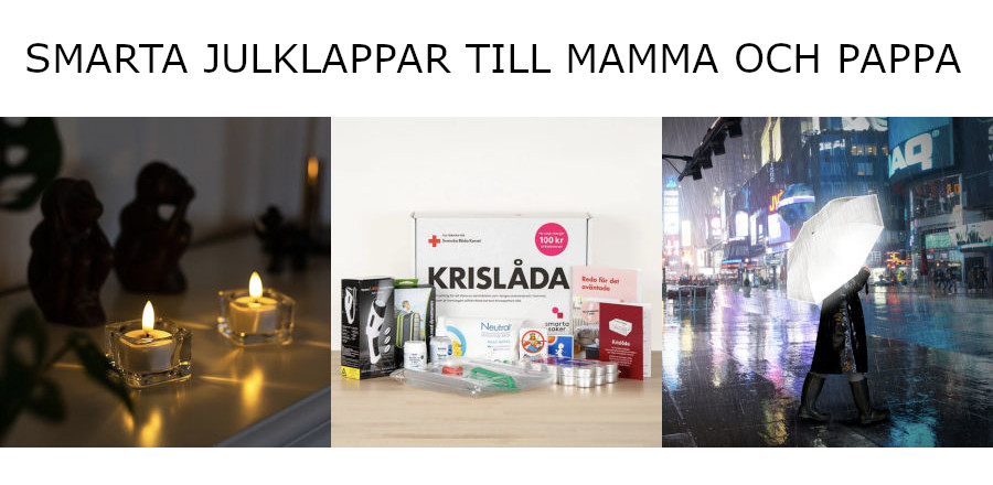 Smarta julklappar till föräldrar