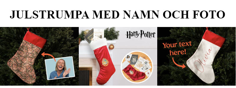 Julstrumpa med namn - Bästa julstrumporna med text