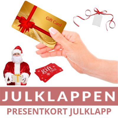 Presentkort julklapp - Julklappstips digitala värdebevis