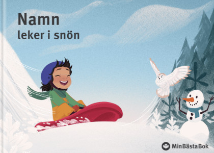 Barnbok med namn - Julklapp till små barn