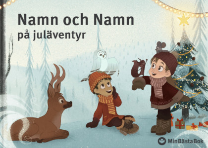 Barnbok med namn - Roliga julklappar till barn 3-9 år