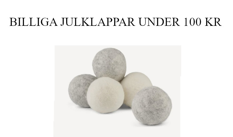 Billiga julklappar under 100 kr - Hållbar julklapp till julklappsspelet