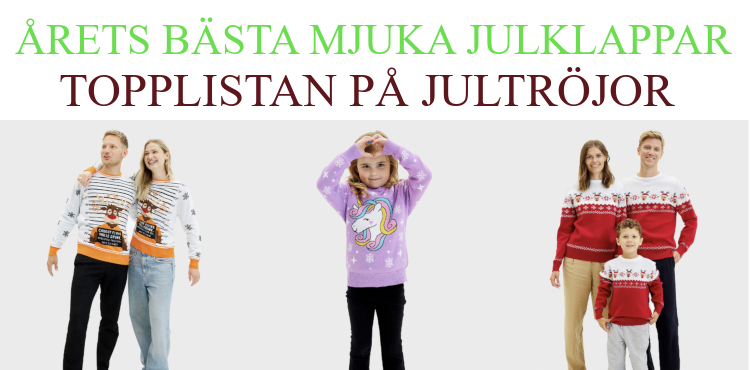 Bästa julklapp 2025 - Topplista julklappstips på jultröjor