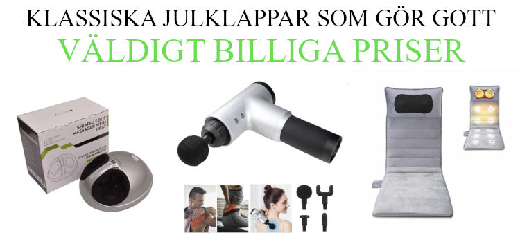 Julklapp 2025 - Massage produkter