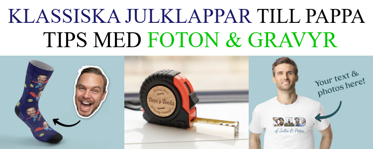 Julklapp till pappa - Personliga julklappstips