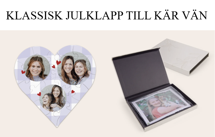 Julklappstips kompis - Pussel hjärta