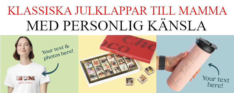 Personlig julklapp till mamma - Populära julklappstips just nu