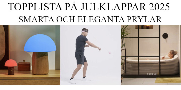 Topplista bra julklappstips 2025 - Smarta prylar online