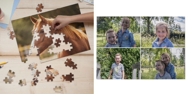 Fantasifullt julklappstips till barn - Pussel med egna foton