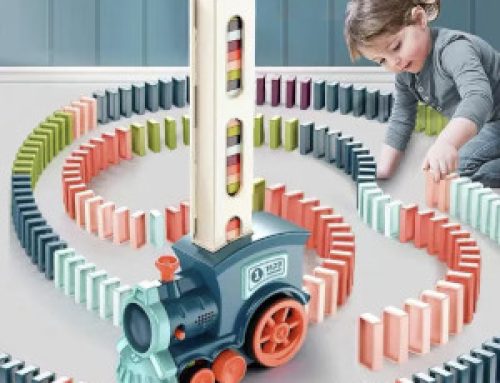 Domino tåg – Julklapp som sätter upp brickorna