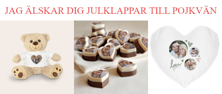 Jag älskar dig julklapp till pojkvän - Hjärtan julklappstips