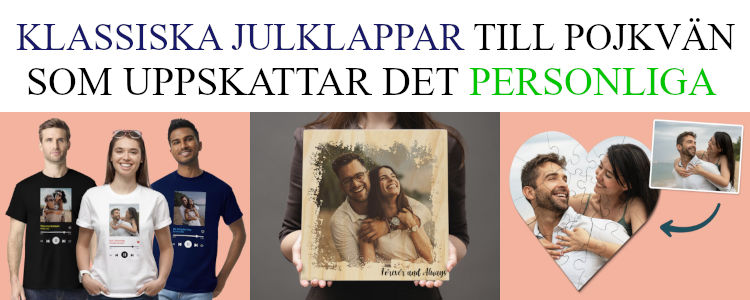 Julklapp till pojkvän - Klassiska och personliga julklappstips