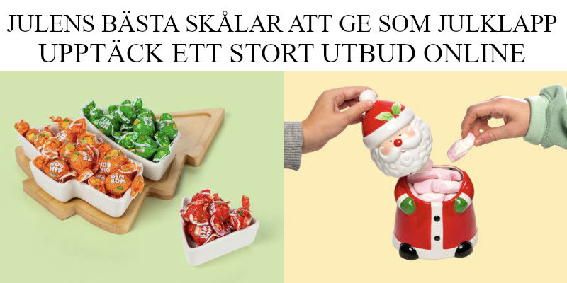Julklappstips - Skål julklappar på nätet