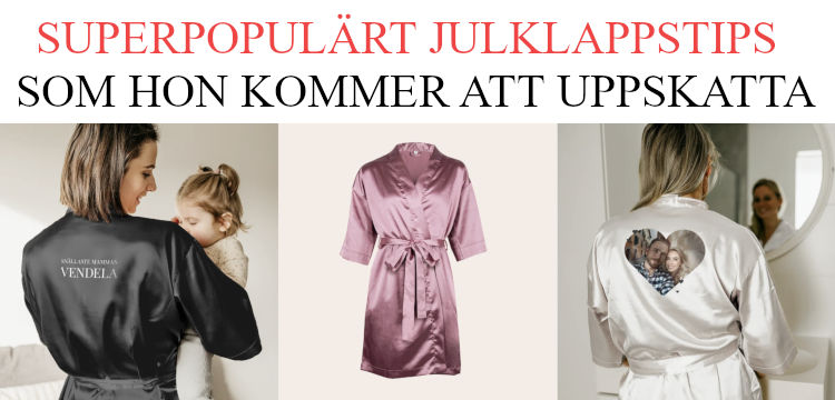 Personliga julklappar - Kimono julklappstips kvinna
