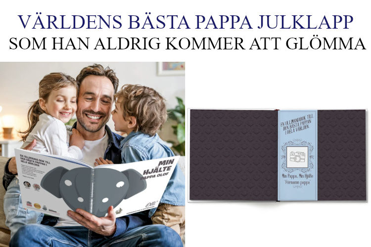 Världens bästa pappa julklapp från små barn