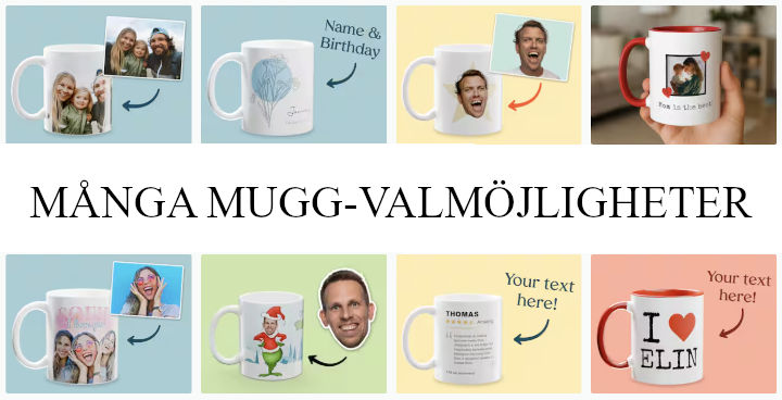 Julklappar 2025 - mugg med foto
