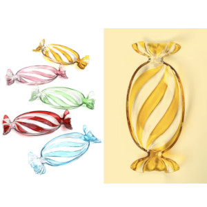 Julklappsspelet 200 300 kr - glasfat karamell