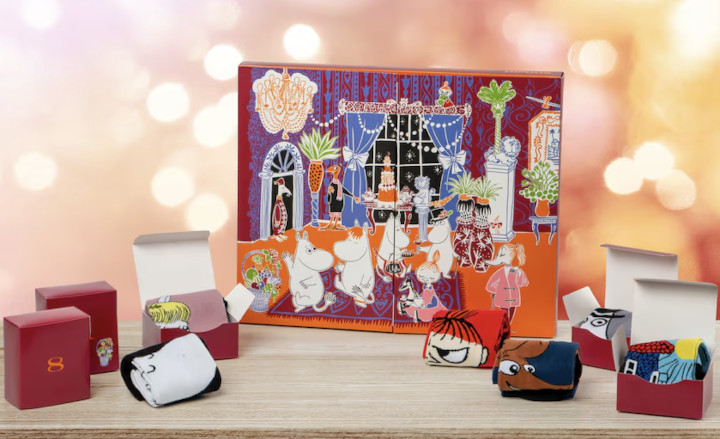 Mumin adventskalender strumpor