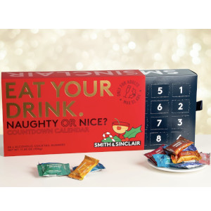 Adventskalender vuxna med Cocktailsgodis alkohol